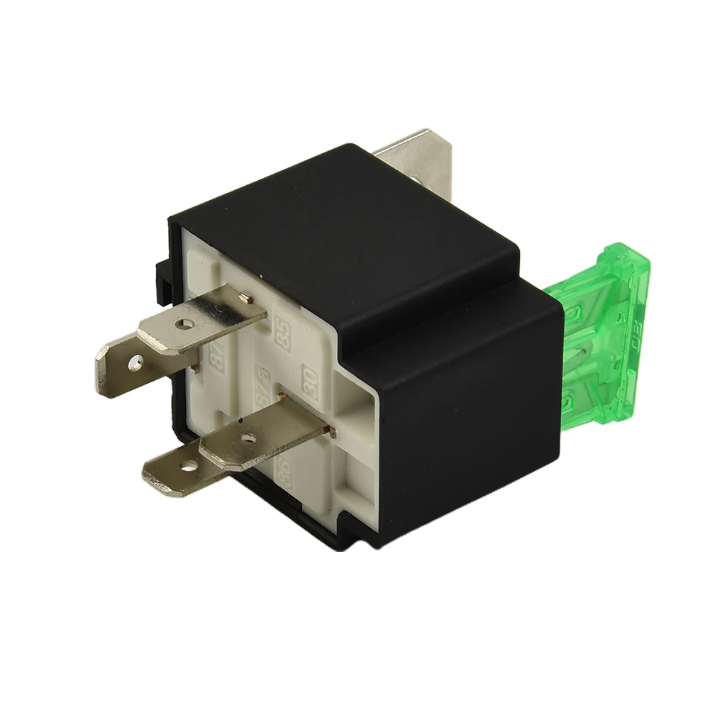 

Durable Relay Fuse Easy To Install Polyamide Reliable 18AWG 5 Pin With Socket Base Heavy Duty Make/break Relay