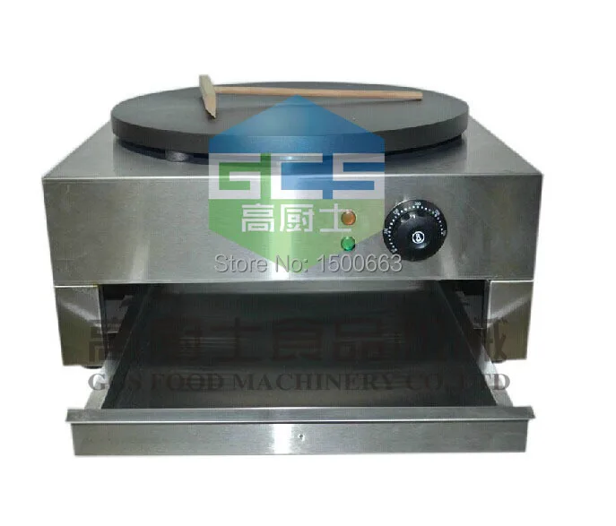 

free shipping Stainless steel hot sale 220v-240v Electric crepe maker machine
