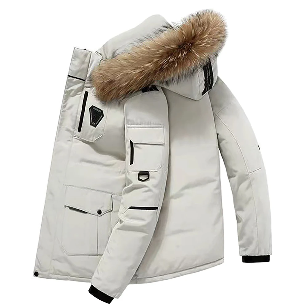 Fashion Sports Couples With Hood White Goose Thickened Youthful Vitality Men And Women Down Jacket Canada The Same Model