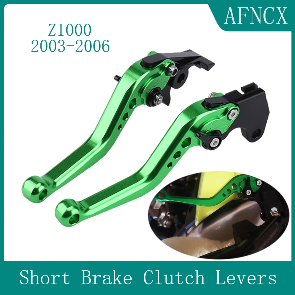 

Z 1000 Motorcycle Accessories CNC Adjustable Short Brake Clutch Levers Fits For Kawasaki Z1000 2003 2004 2005 2006
