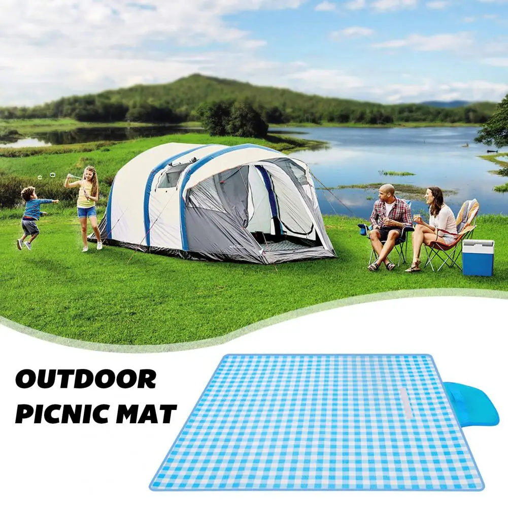 Полезная подстилка для кемпинга супер большой пляжный коврик 3 цветов утолщенный