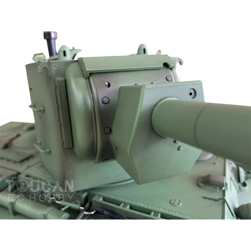 HENG LONG 1/16 Советский радиоуправляемый танк KV-2 Gigant 7 0 FPV 3949 360 ° Бочка с турелью отдача