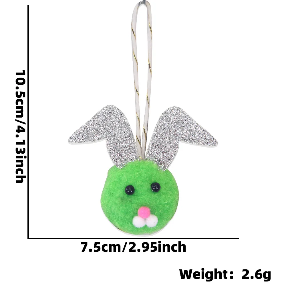 Cartoon Plush Rabbit Decoration Pendant for Kids European and American Holiday Party Gift