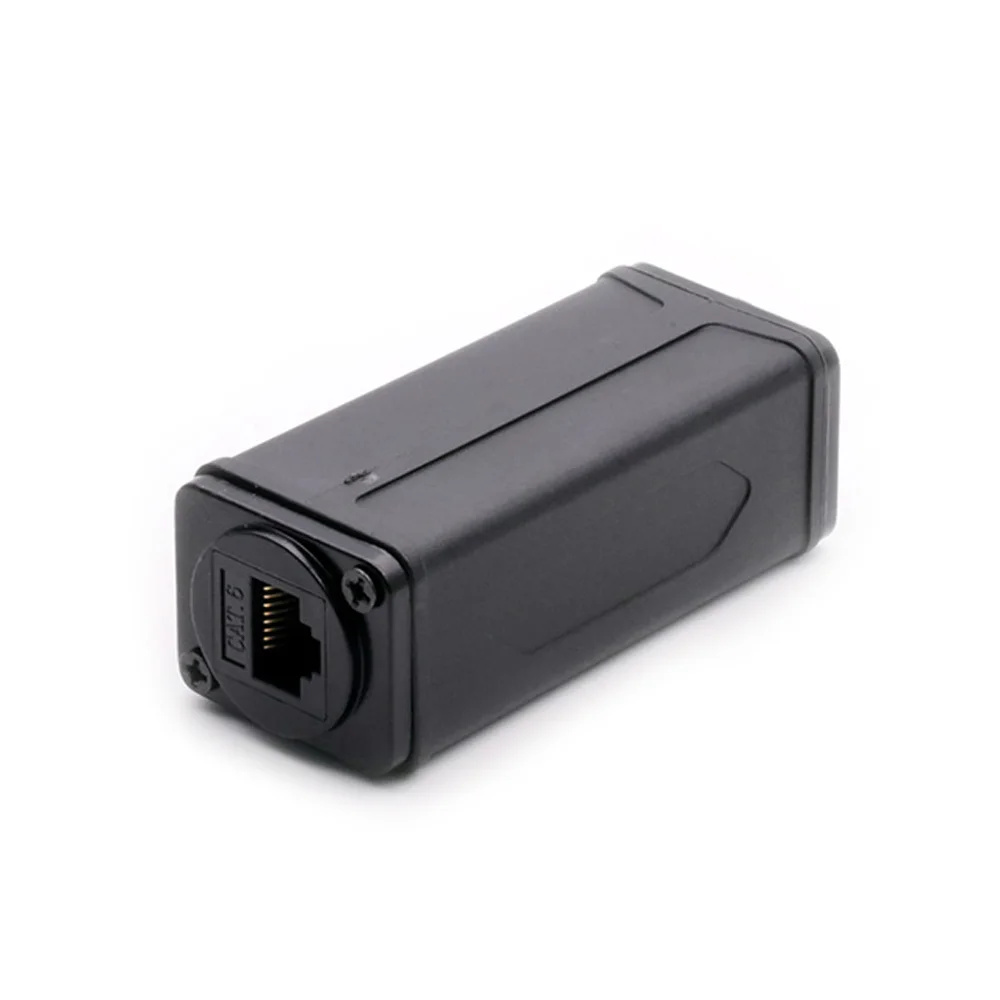 Неэкранированный адаптер Ethercon с разъемом RJ45 мама-мама пластиковым корпусом для