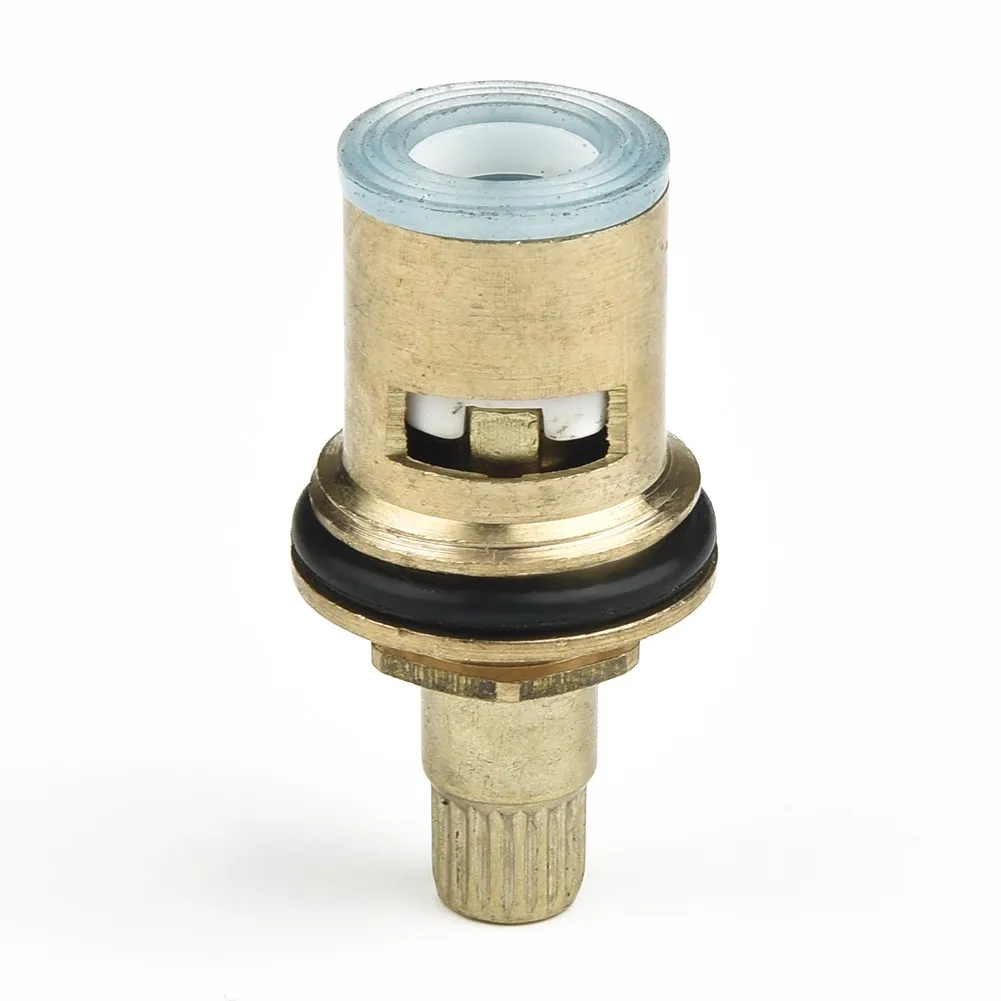 

Single Faucet Spool Accessories Quick Opening Valve Hot Cold Water Tap Mixing Valve Copper Iron Cartridge Sink Connection