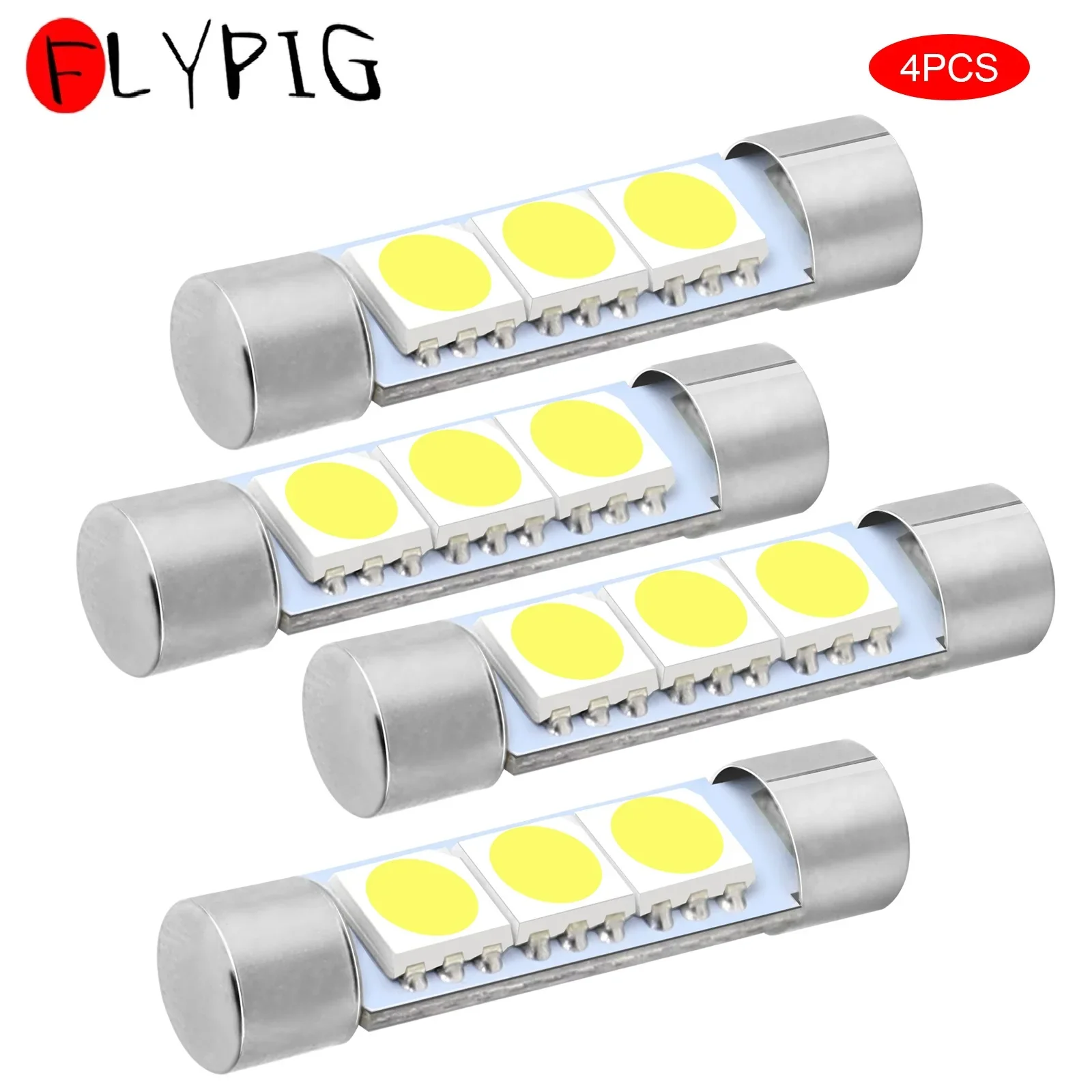 

Белый 28 мм 3-SMD 6641, автомобильный светильник, солнцезащитный козырек, искусственное зеркало, лампочки, T6, прожектор, купол, T6.3, 28 мм, 3 SMD, 5050