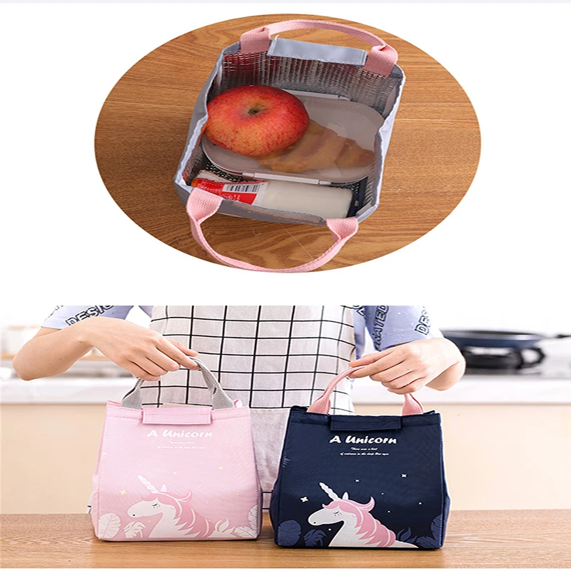 

Portable Lunch Bag Functional Travel Or Office Refrigerated Bag Large Capacity Thermal Insulation Storage Bags Ice Pack Oxford