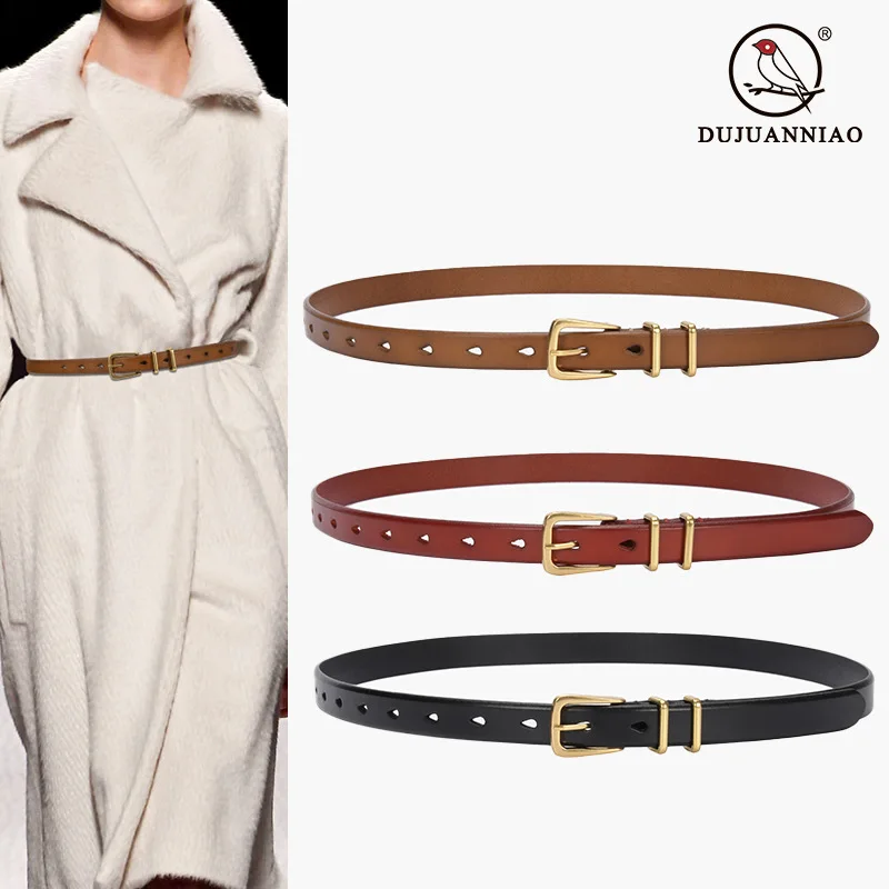 

Luxury women's leather belt fashion women's belt pavement accessories belt