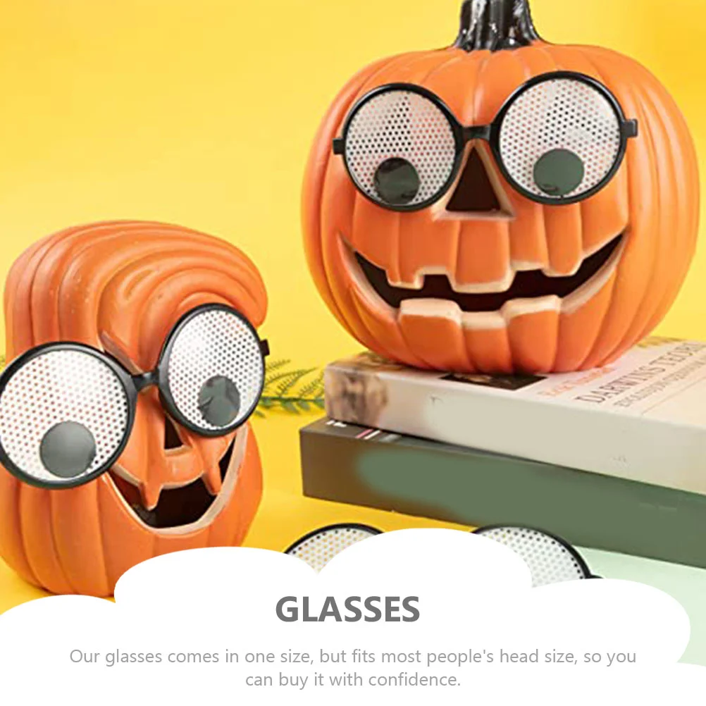 6 шт. очки в круглой оправе маскировка Googly забавная вечеринка креативная одежда
