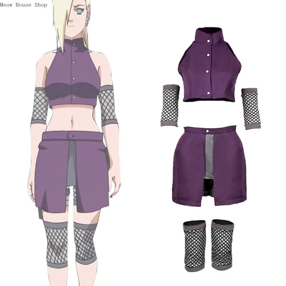

Костюм для косплея Аниме Наруто Yamanaka Ino cos, двухмерный костюм для косплея