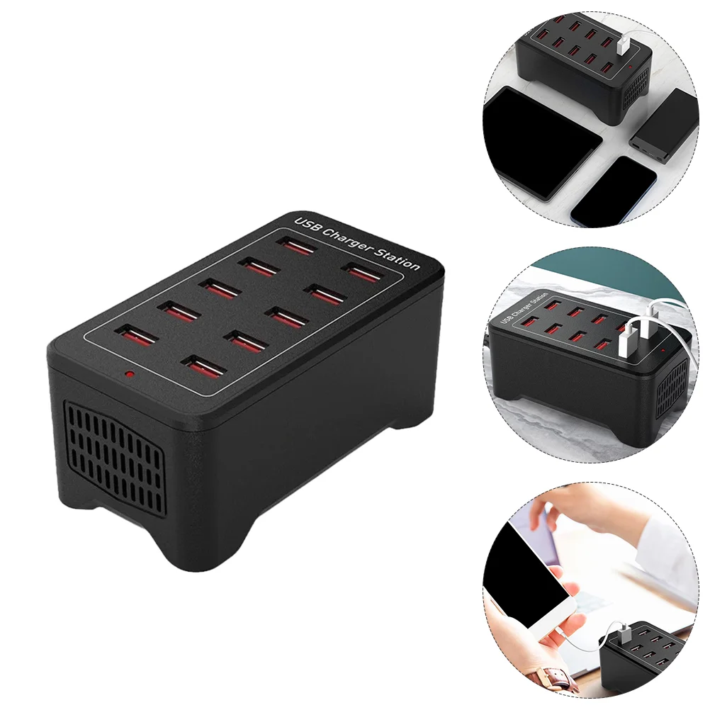 

1 PC Efficient Practical Professional USB Phone Charging Port Multi-port Charger Extension Socket Charger