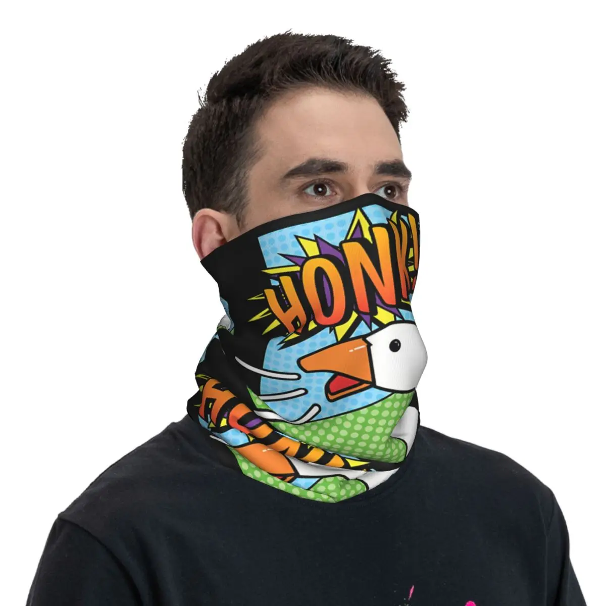 Поп Хонк! Шарф шейный платок маска для лица полиэстер