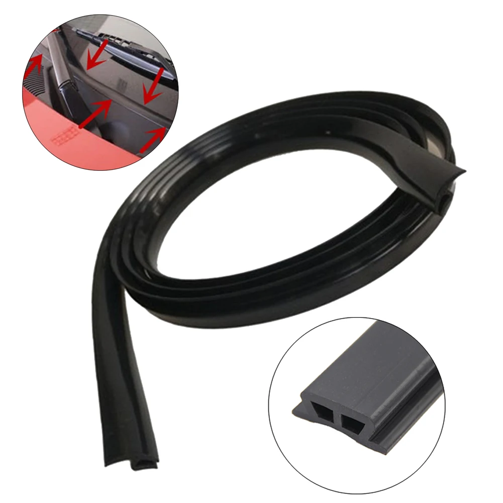 

Rubber Car Seal Strips For Front Windshield Panel Sealed Trim Moulding Strip Car Accessories 1.7m Car Seal Strips