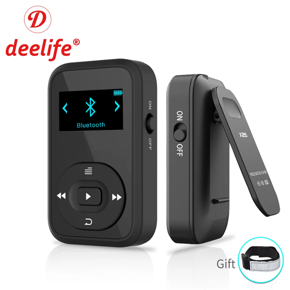 

Mp3-плееры Deelife для бега, Bluetooth, с зажимом