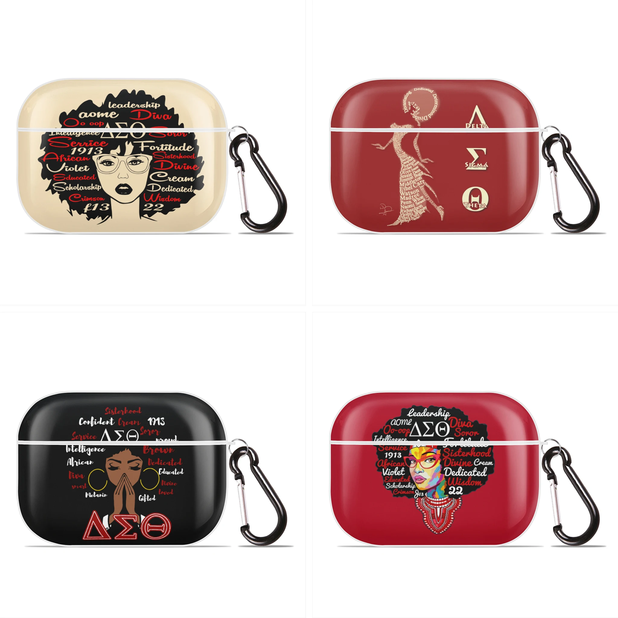 

Беспроводные наушники Delta Sorority Sigma Theta DST чехол для AirPods 1 2 3