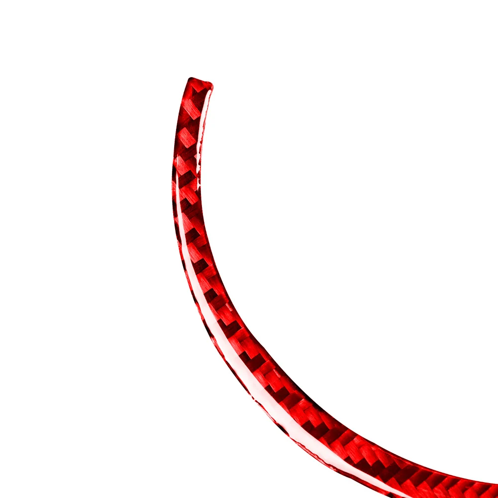 

Car Gear Lever Panel Cover Red Ring Trim Carbon Fiber Sticker For Mini R56 R55 R57 Convertible Interior Styling Accessories