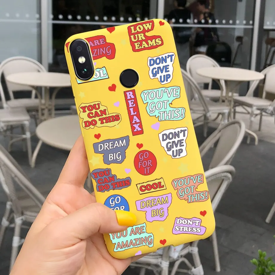 Чехол для Xiaomi Redmi Note 5 Pro Желтый кактус корова милый Единорог живопись бампер