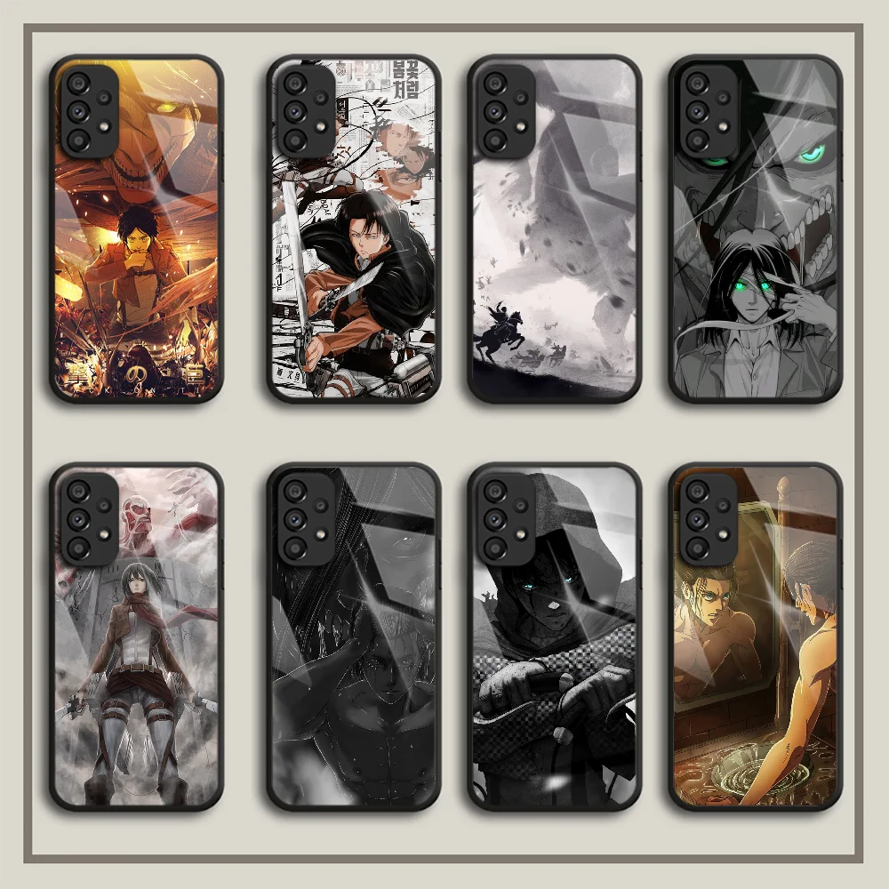 

Attack On Titan Tempered Glass Phone Case Cover For Samsung Galaxy Note A S 7 10 12 13 20 21 22 32 33 51 52 53 71 Fe Plus Ultra