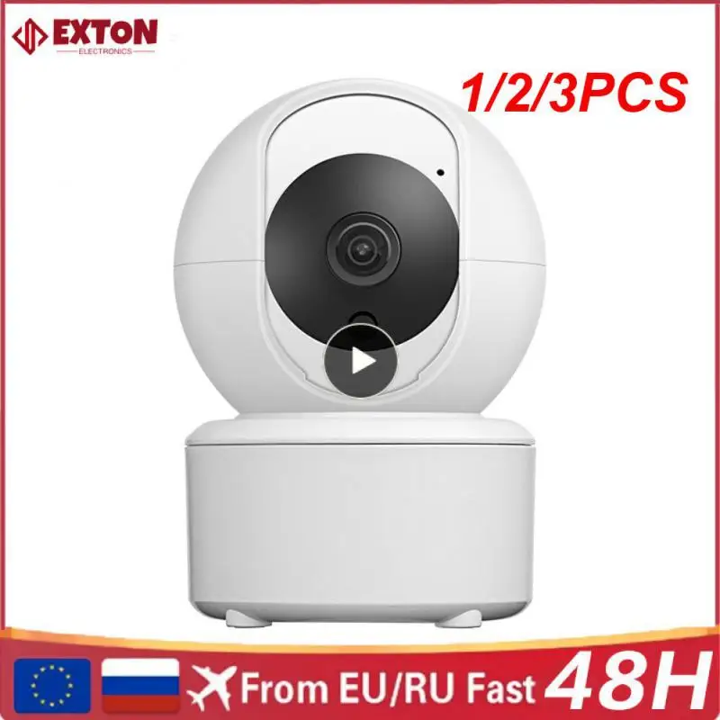 

1/2/3PCS IP WiFi Camera Surveillance Security Baby Monitor Automatic Human Tracking Cam Full Color Night Vision Indoor Video