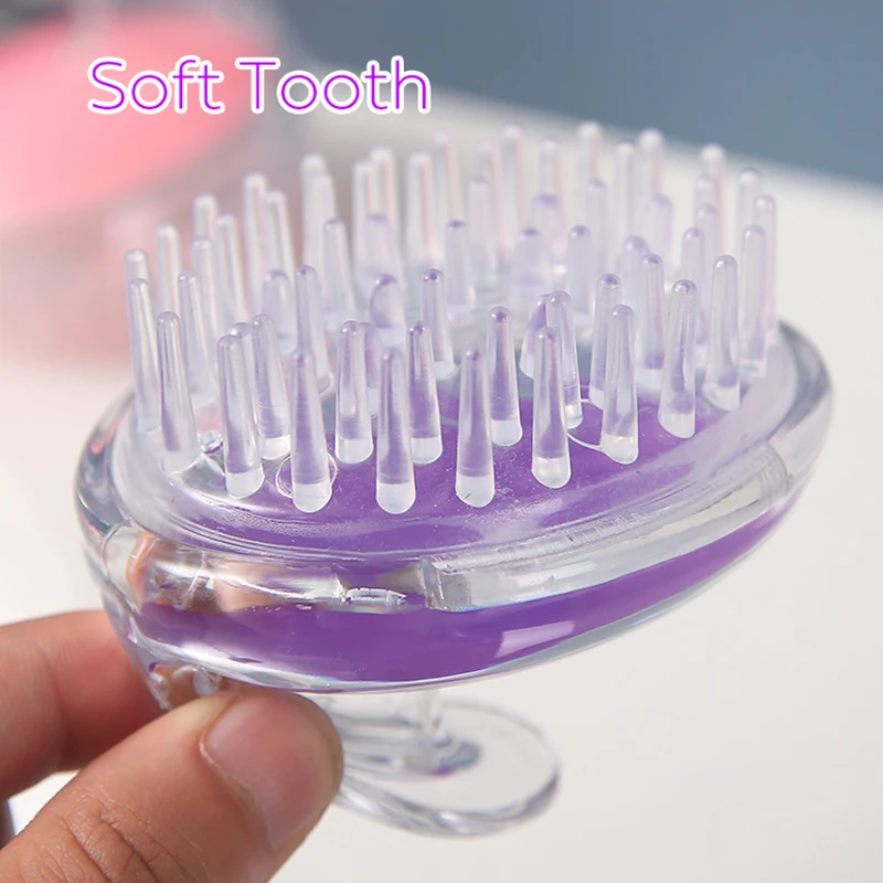 Силиконовый массажер для волос Массажная щетка глубокая ежедневная очистка кожи