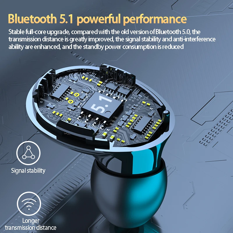 

Stereo Tws Headset Noise Reduction With Charging Case Wireless Earphone Waterproof Bluetooth Headphones Sport Earbuds