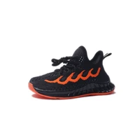 children flying woven spring boys breathable sports shoes casual kids fashion lightweight student sneakers flame versatile girls