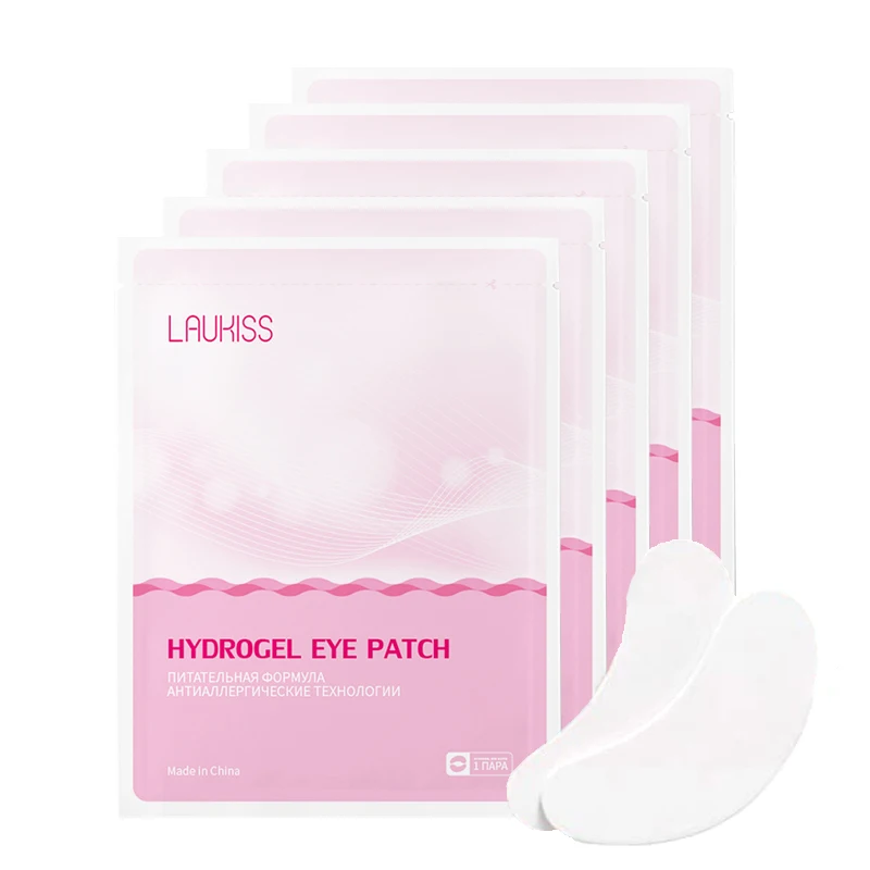 100/200/500 Eyelash Patches For Building Grafted Eyelash Pads Russian Packing Under Eyes Paper Stickers For Eyelash Extension