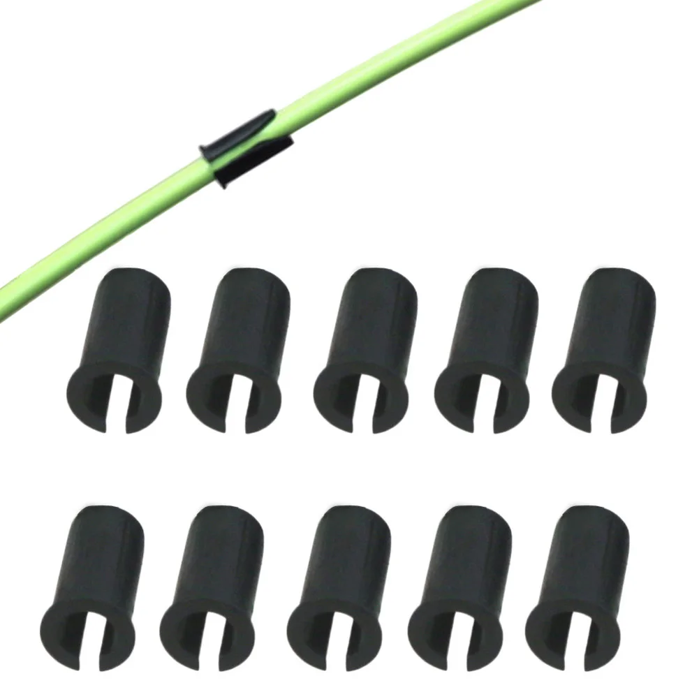 

10pcs Bicycle Wire Buckle Mountain Bike Brake Transmission Wire Tube Buckle Compatible With 4/5mm Conduit 14mm Length Parts