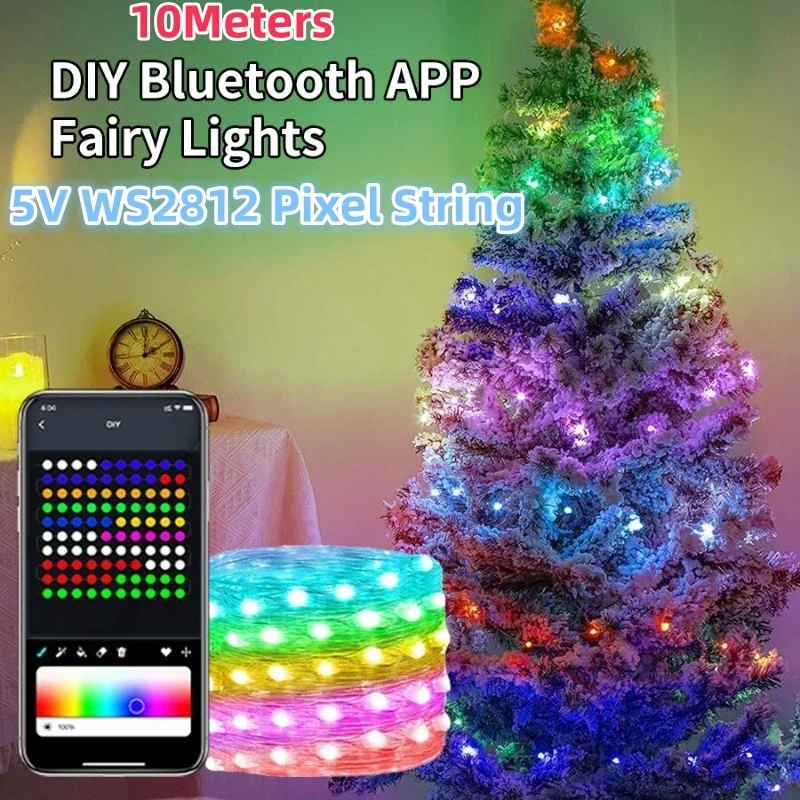 Рождественская светодиодная гирлянда WS2812 2811