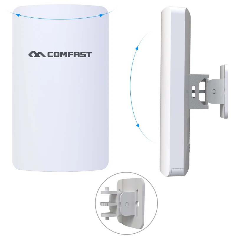 2pcs/pair 5.8Ghz Outdoor Wifi Bridge bridge 3KM long range 300Mbps Wireless antenna CPE Router Kit Point to Point Wifi Repeater