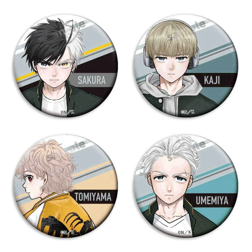 Япония Горячее аниме WIND BREAKER Фигурки Сакура Харука KAJI REN Металлический значок