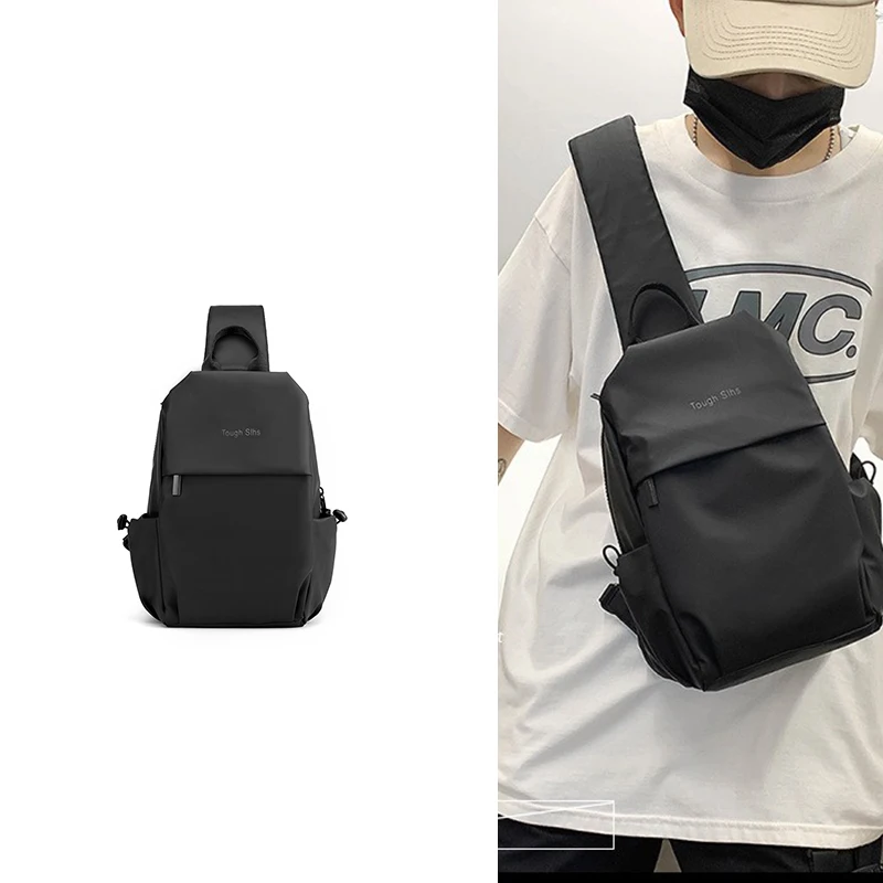 Fashion Factory New Design Hot Sell Bulk Travel Pocket Shoulder Bag Korean Crossbody Custom Men Chest Sling Bag Designer