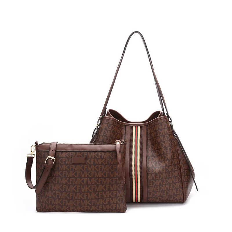 Новинка модная сумка-тоут MK f2022 женская сумка простая с принтом трендовая для