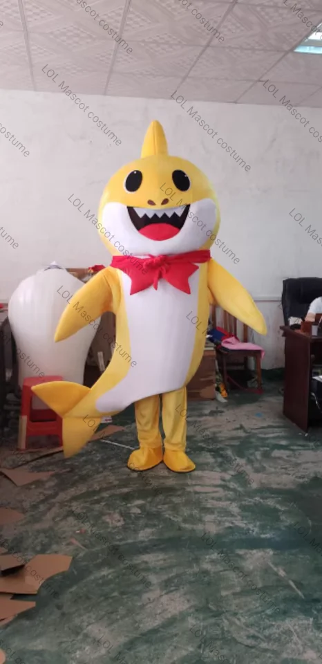 hot sale new shark Mascot Costum Cartoon Fancy sexy Halloween Dress kids party mascot costume Free shipping