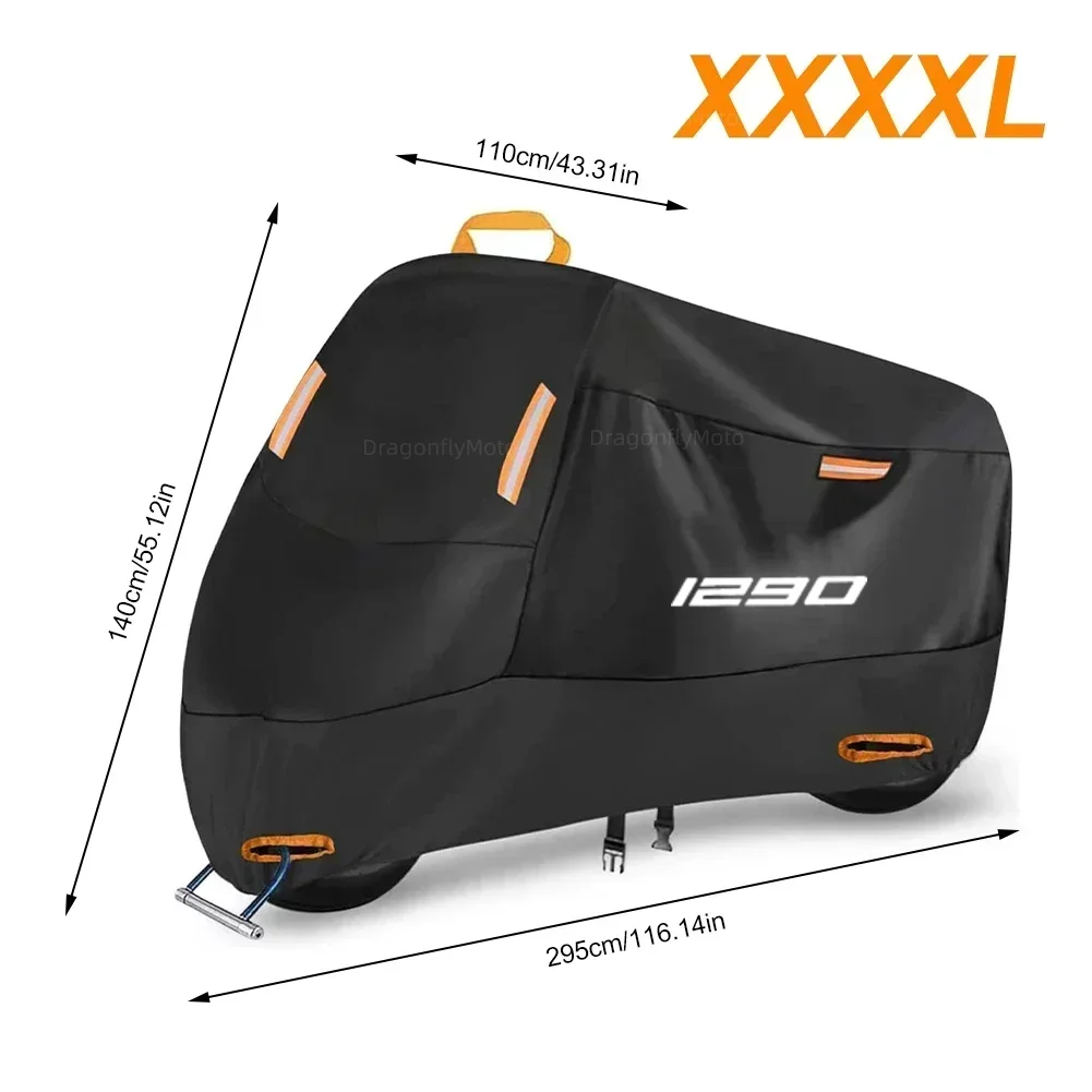 

Чехол для мотоцикла KTM Adventure 790 990 1050 1090 1190 1290, 210D Оксфорд, всесезонный, для улицы, водонепроницаемый, защита от пыли и мусора