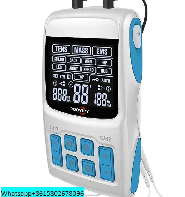 ROOVJOY десантный блок + tens массажер EMS 3 в 1 комбинированный 36 режимов 2-канальный