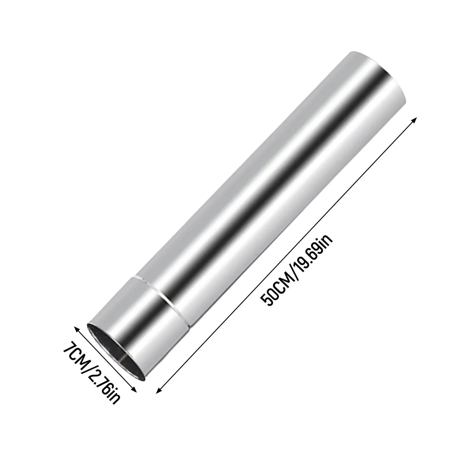 19 7-дюймовые трубы фитинги для дымохода удлинительная трубка из нержавеющей