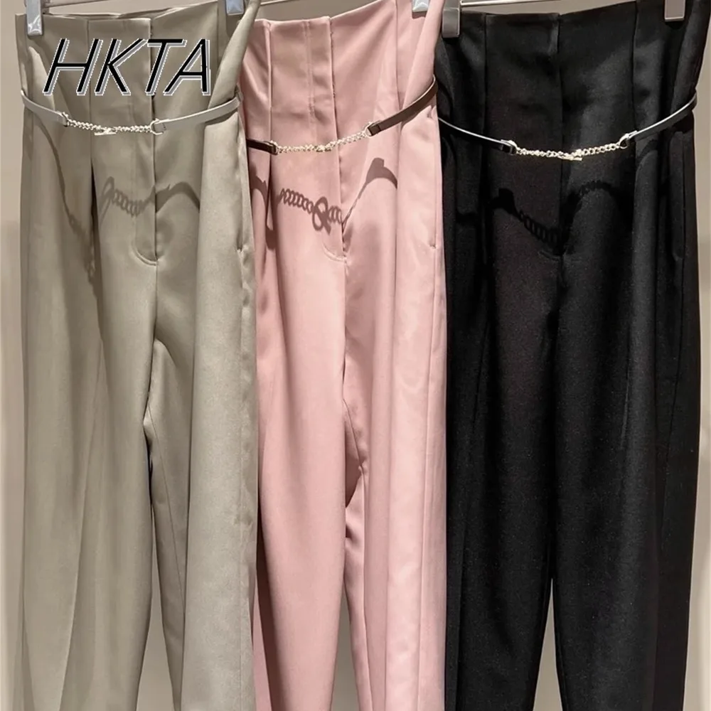 Японские панталоны осенние новые прямые брюки в форме кокона с индивидуальным