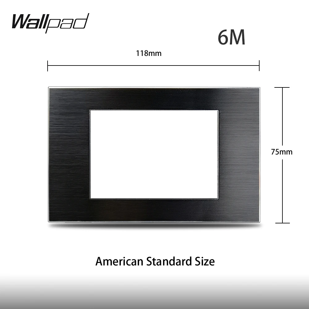 

Настенный выключатель DIY 1 2 3 4 Gang моментальная Перезагрузка для затвора штор для AU US EU Brasil Outlet Wallpad для рамки 118*75 мм