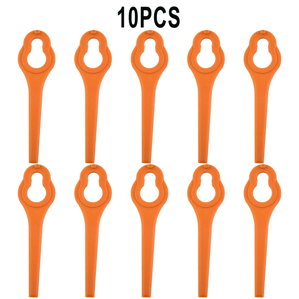 

10PCS For Aldi Ferrex FAR 20-1 20V/40V Cordless Grass Strimmer Plastic Blades Easy To Install Sturdy And Durable