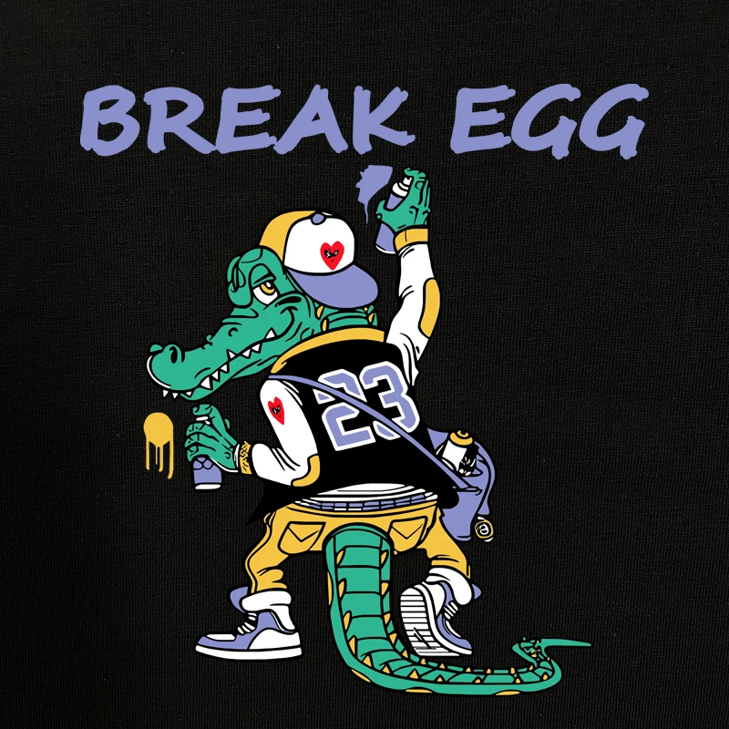 Мужская хлопковая куртка Break Egg Повседневная осенняя с вышивкой в виде сердечек