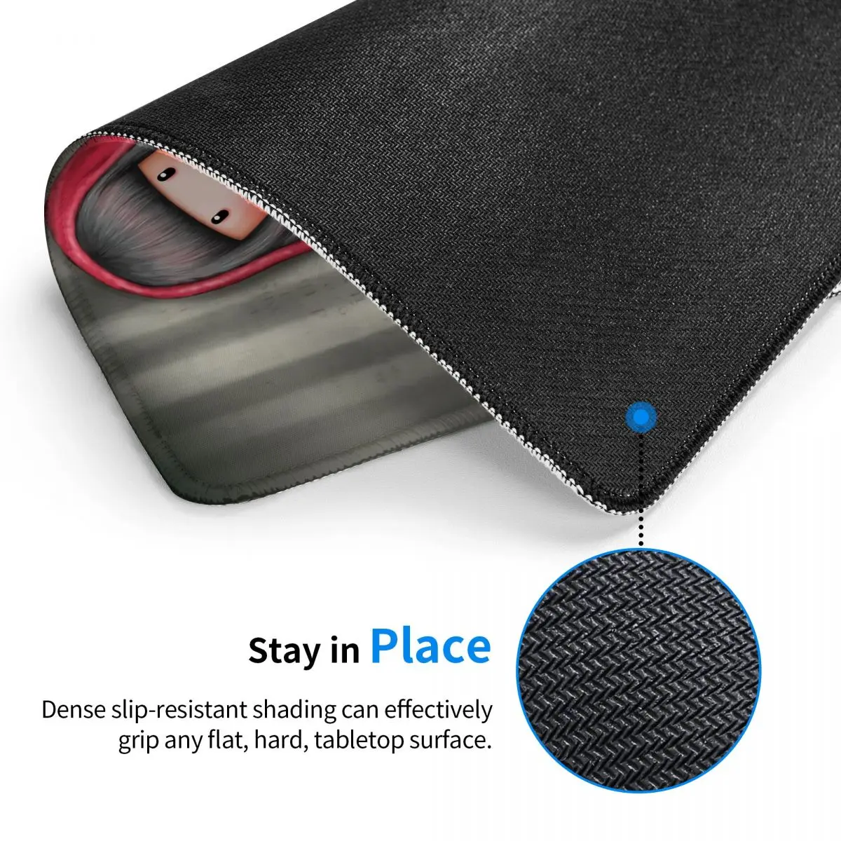 Нескользящий коврик для мыши с резиновой основой |