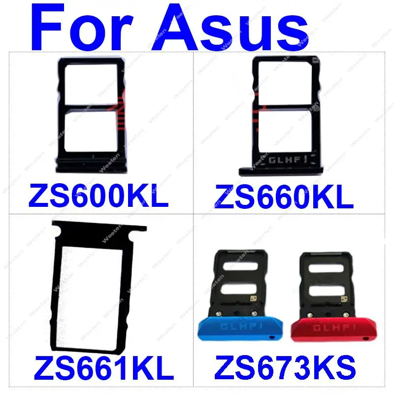 

Sim Card Tray For Asus ROG Phone ZS600KL ROG II 2 ZS660KL ROG 3 ZS661KS ROG 5 ZS673KS ROG 6 SIM Card Slot Holder