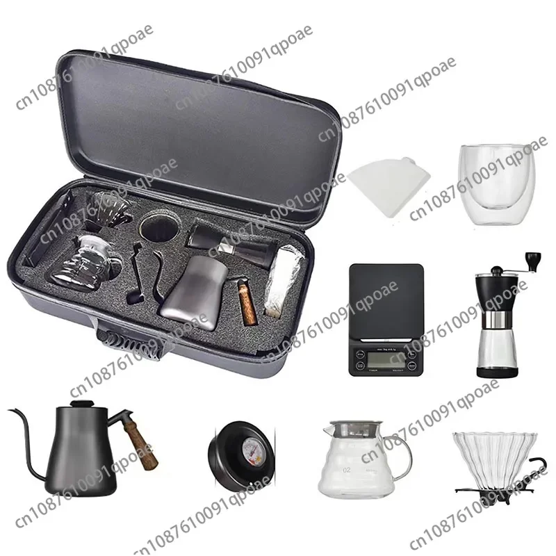 V60Подарочный набор для кофе путешествий кофеварка из нержавеющей стали капающая