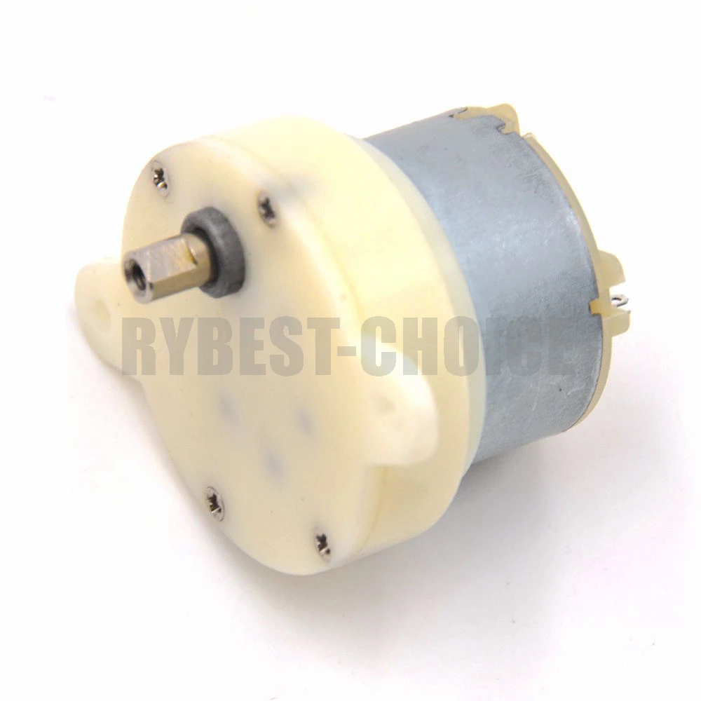 Редукторный электродвигатель постоянного тока 12 В с высоким крутящим моментом и