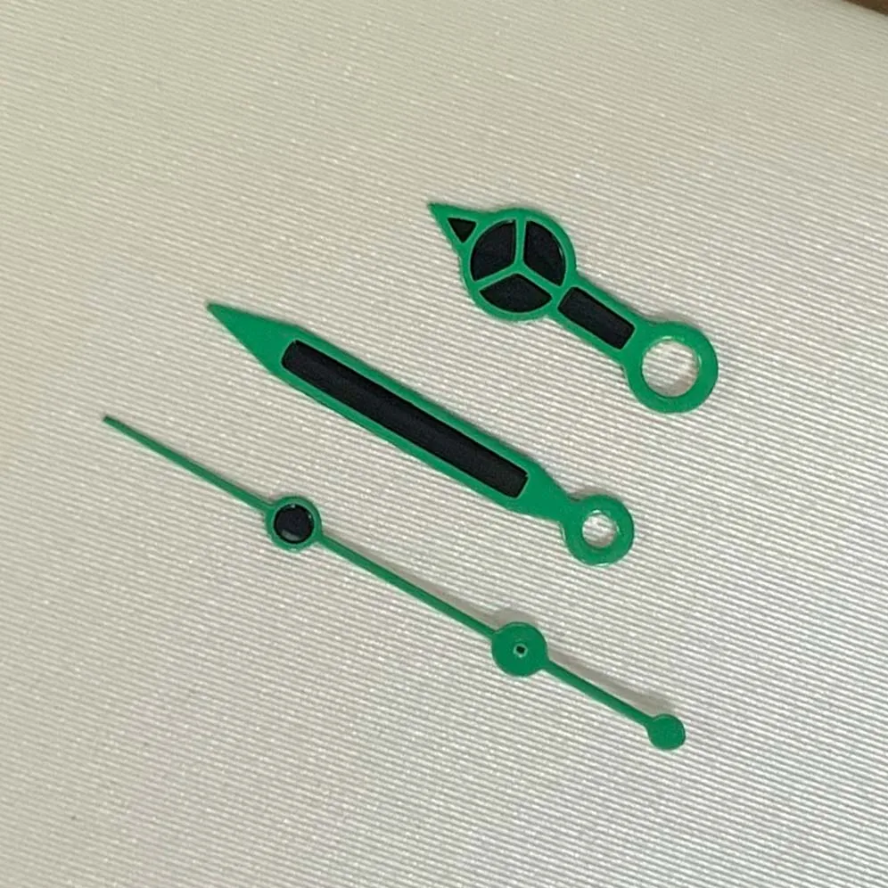 Watch Accessories Hands Red/black/green/orange/blue Edge Filled with Black Oil  Hands Suitable for NH35/36 Movement