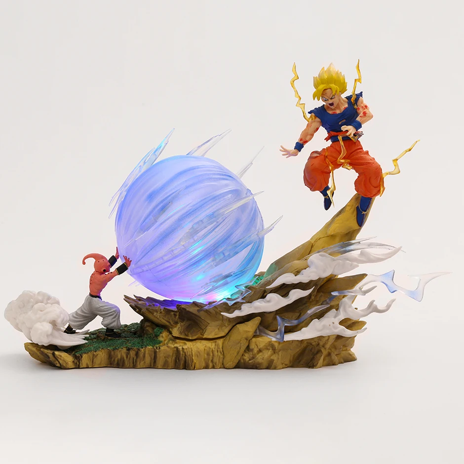 

Драконий жемчуг Z Son Goku VS Majin Buu светильник Up аниме фигурка отличная модель игрушка подарок коллекционные предметы статуя Декор