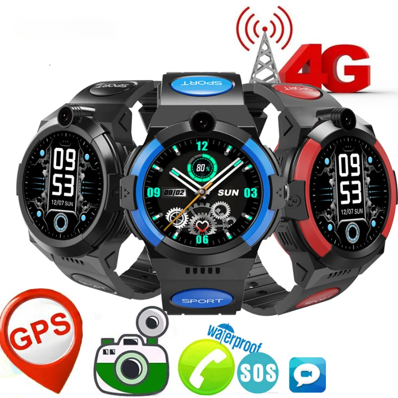 

LT32 4G Smart Watch Children SIM Card GPS WIFI Tracker Video Call SOS IP67 Waterproof Photography 2023 New Kids Smartwatch reloj