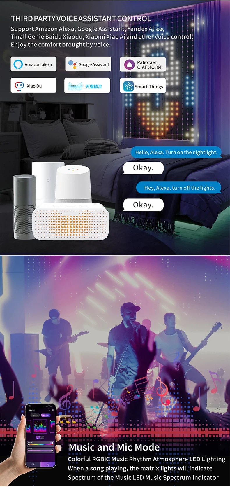 WS2812 2811 Контроллер светодиодных пикселей COB SK6812 SP105E SP107E SP108E SP110E BluetoothWIFIMusic Tuya Smart APP 12 В 24 В (art.: 3920ca1cfcc14) - 3920ca1cfcc14