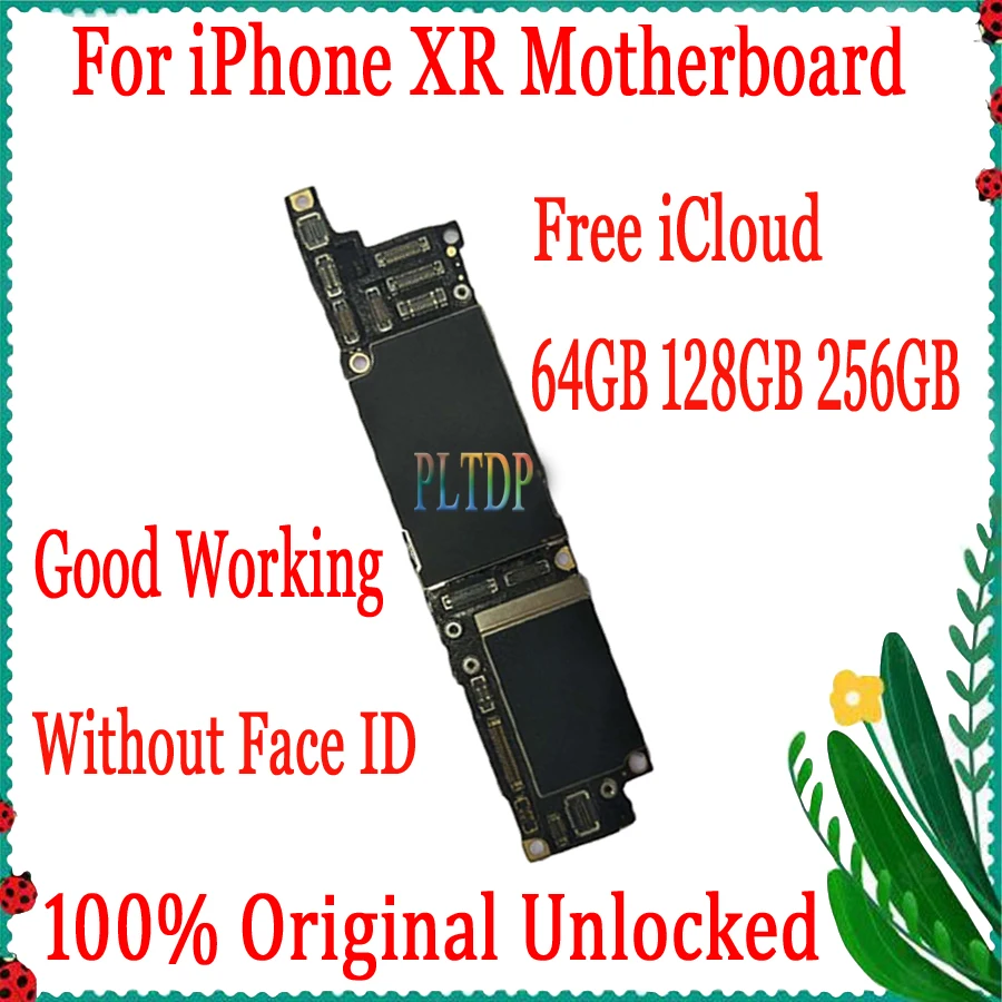

100% протестированная оригинальная разблокированная материнская плата для iphone XR 64 Гб 128 ГБ с/без Face ID полные чипы протестированная логическая...